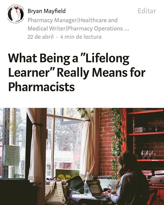 In case you missed my article on Medium...go check it out!

#pharmacist #lifelonglearning #pharmd #medicine #medium #healthcare