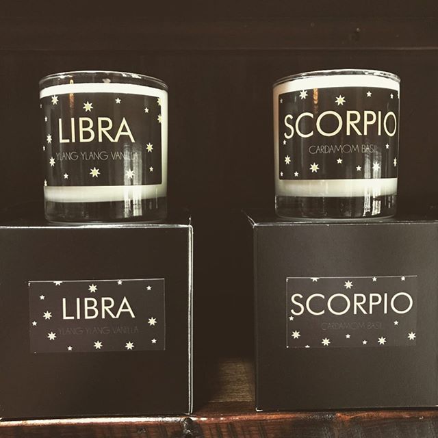 @kneadandseed ZODIAC Candles Restocked at @juli_everett&lsquo;s Studio in Sag Harbor! #scorpioseason 🦂

LIBRA- Ylang Ylang + Vanilla 🕯
SCORPIO - Cardamom + Basil 🕯
SAGITTARIUS - Euculyptus + Clove 🕯
CAPRICORN - Lavender + Pine 🕯
AQUARIUS - Rosem