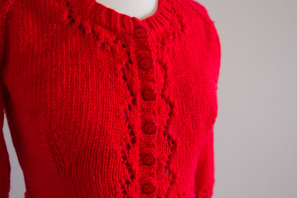 The eyelet pattern is so cute