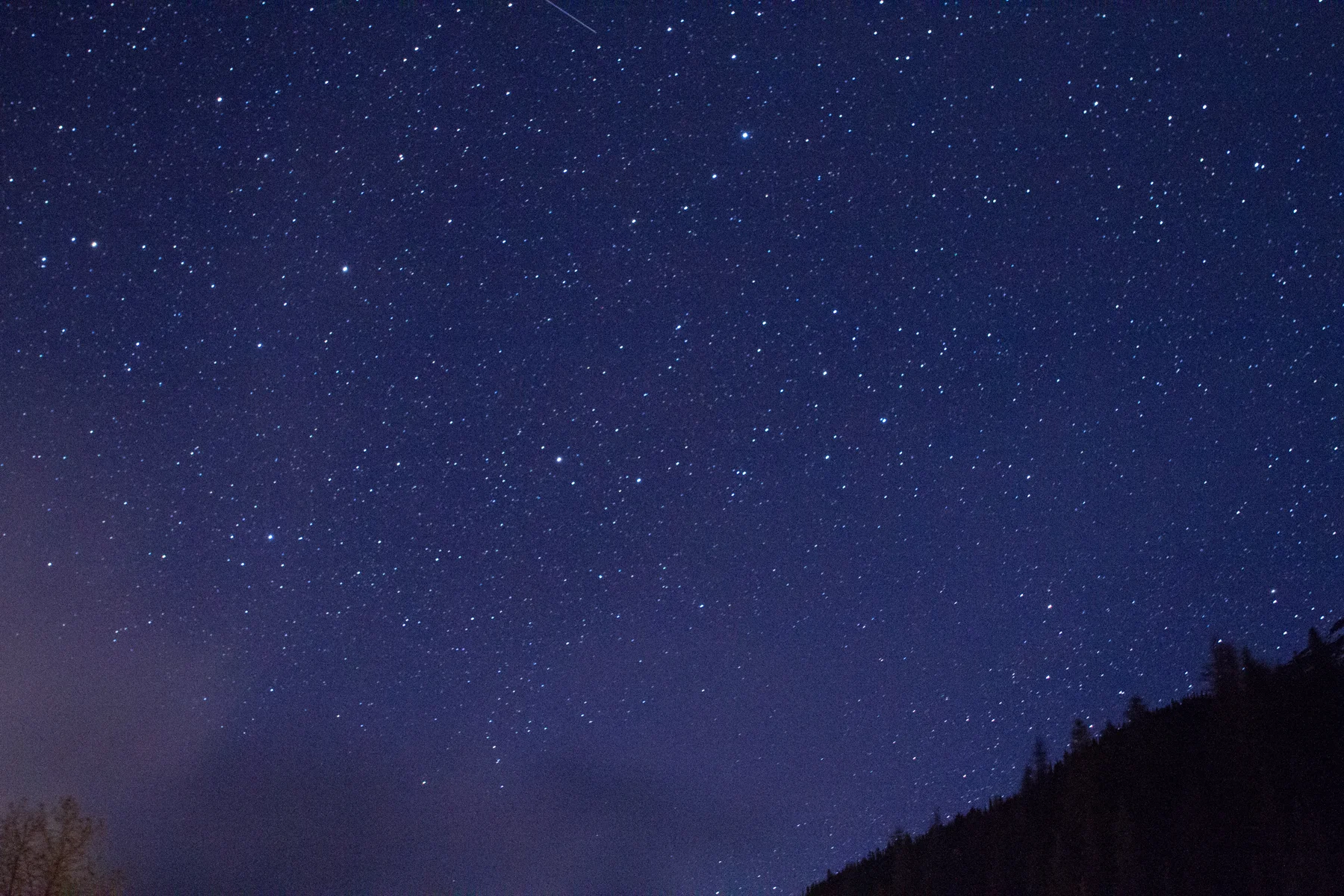 Stars more than you can count. There's a shooting star in this photo too, on the top middle.