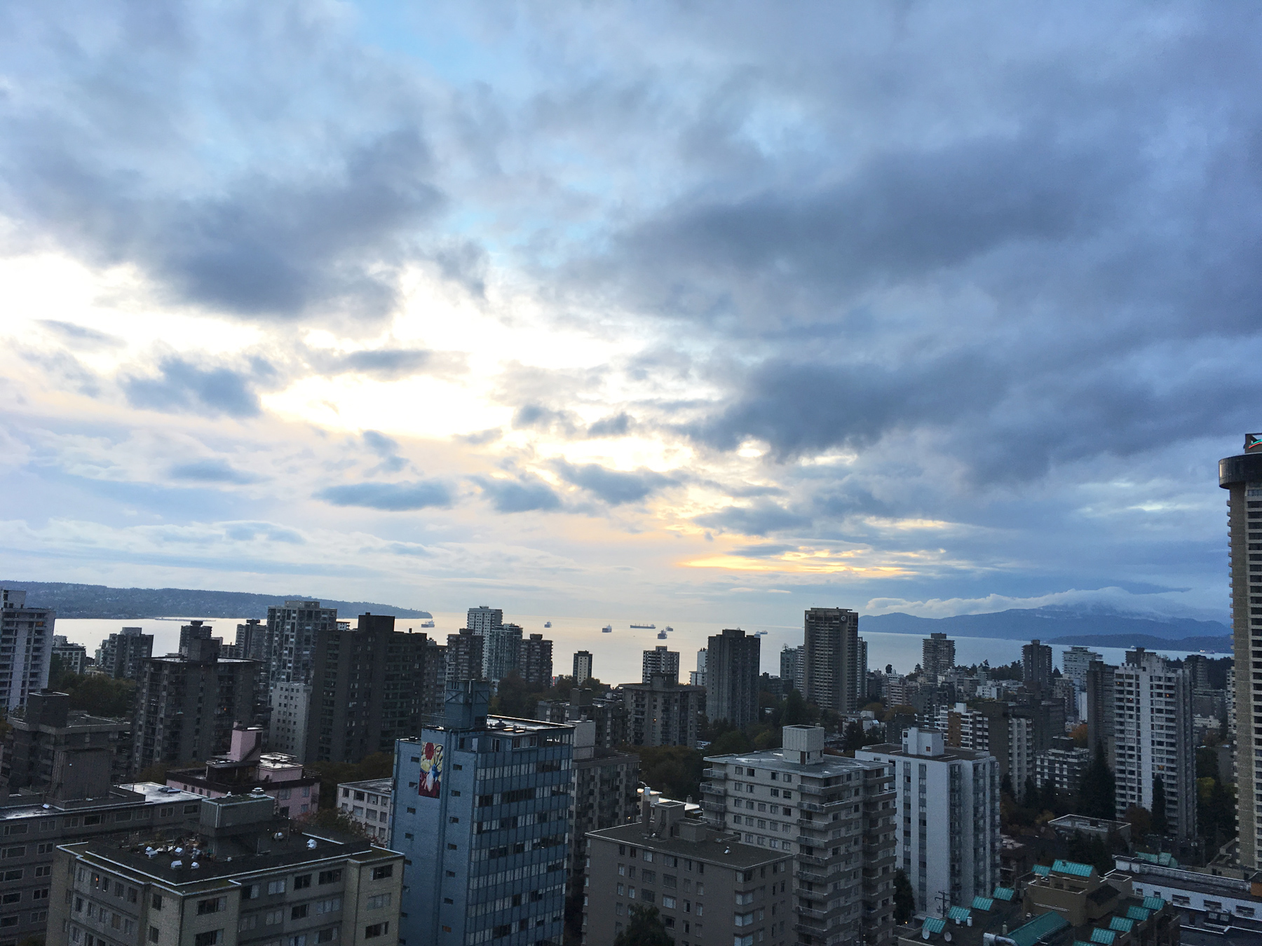 View from our hotel room