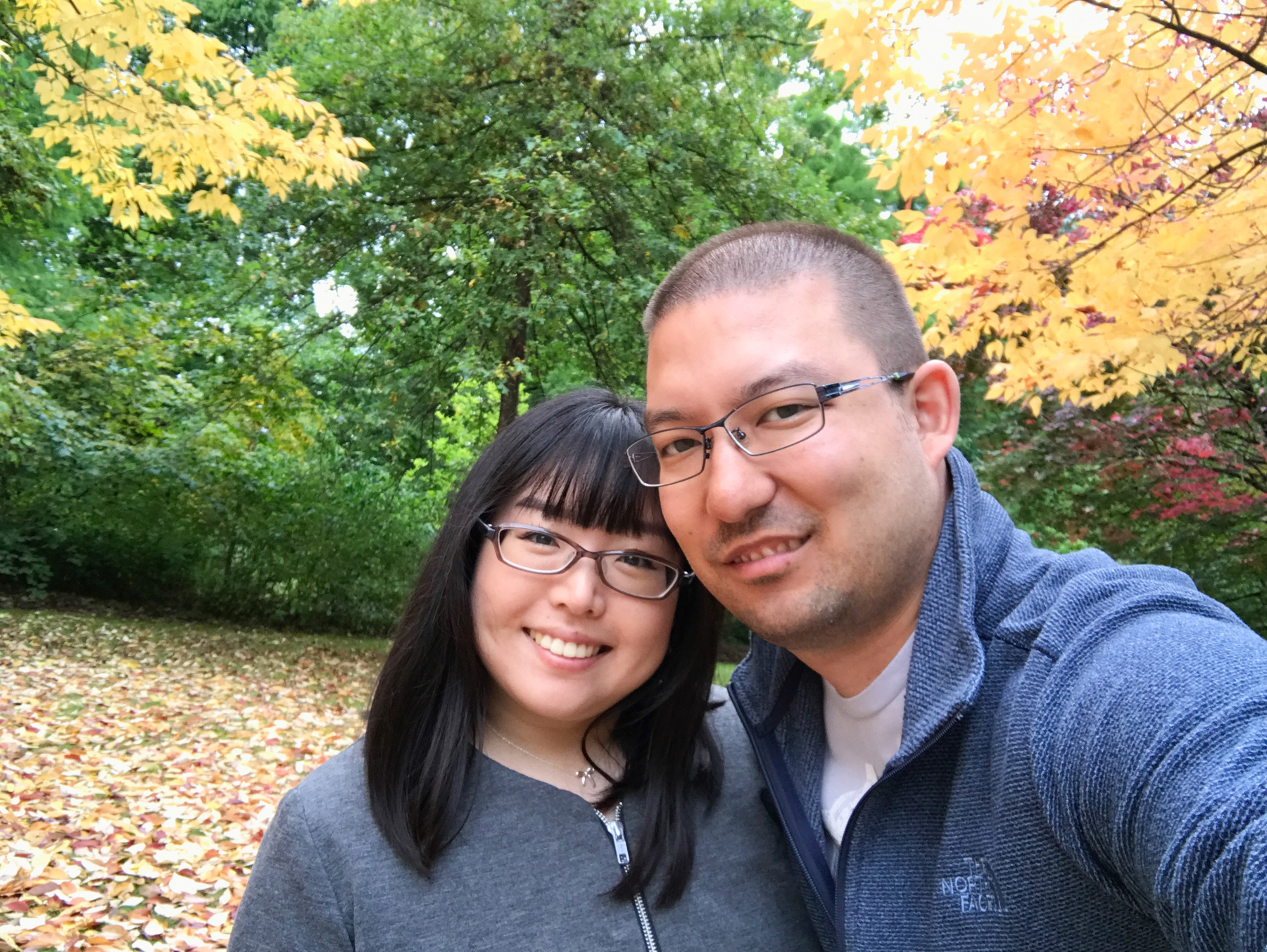 Us at VanDusen Botanical Garden