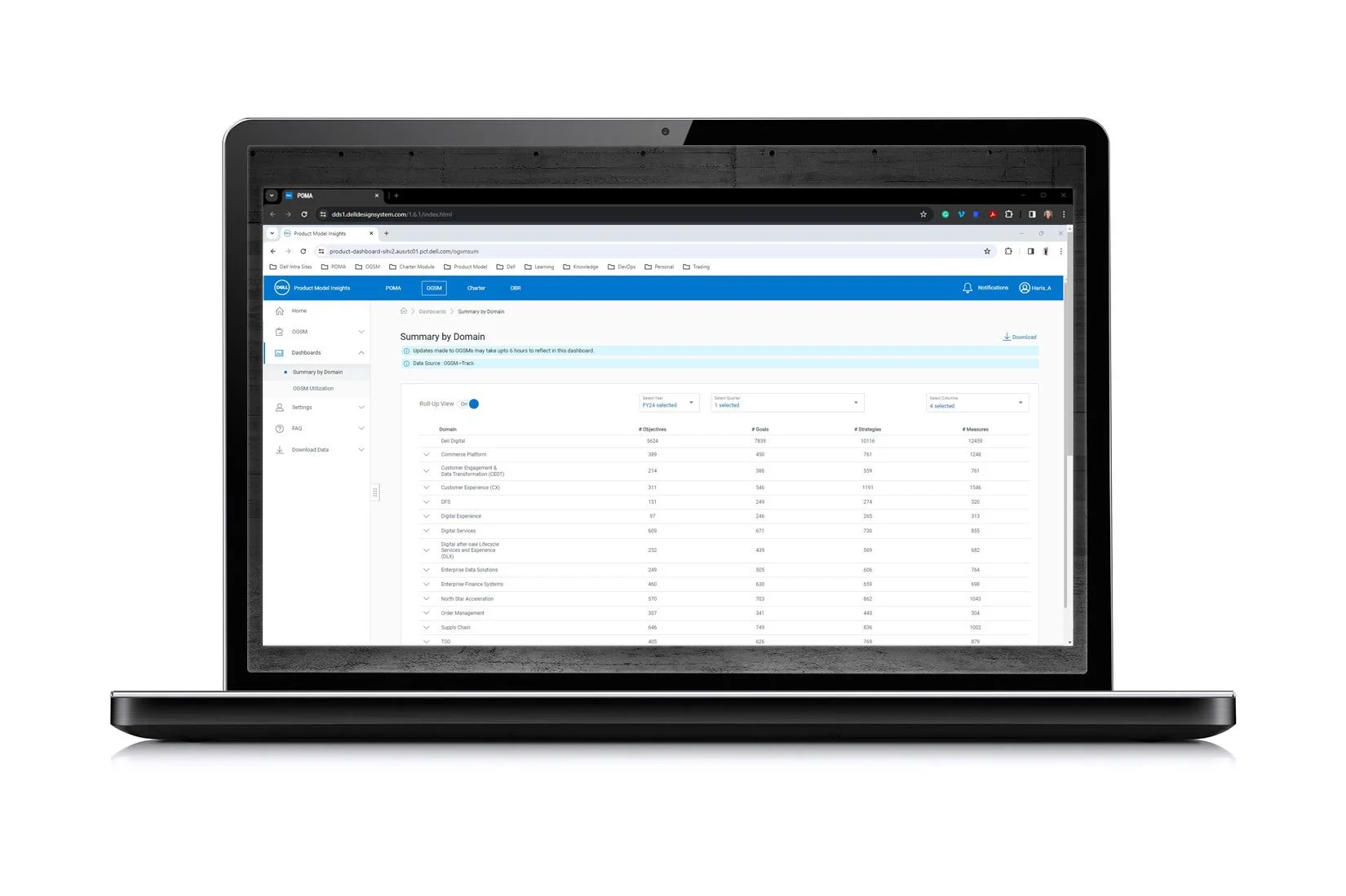 Dell OGSM Summary by Domain