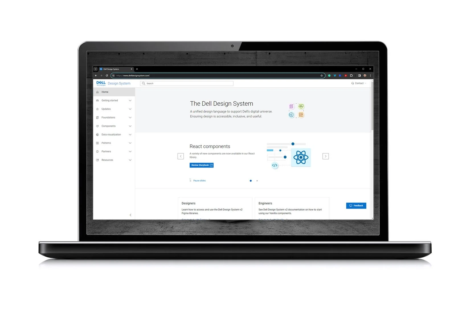 Dell Design Systems-Home/Overview Page