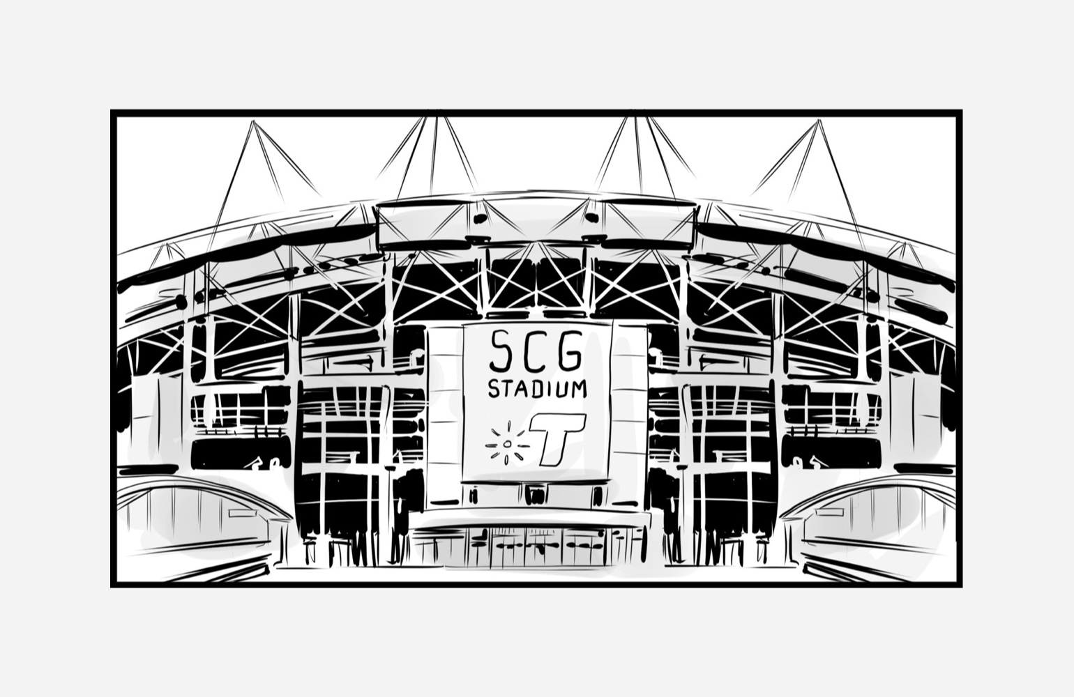 A stadium beacon experience
