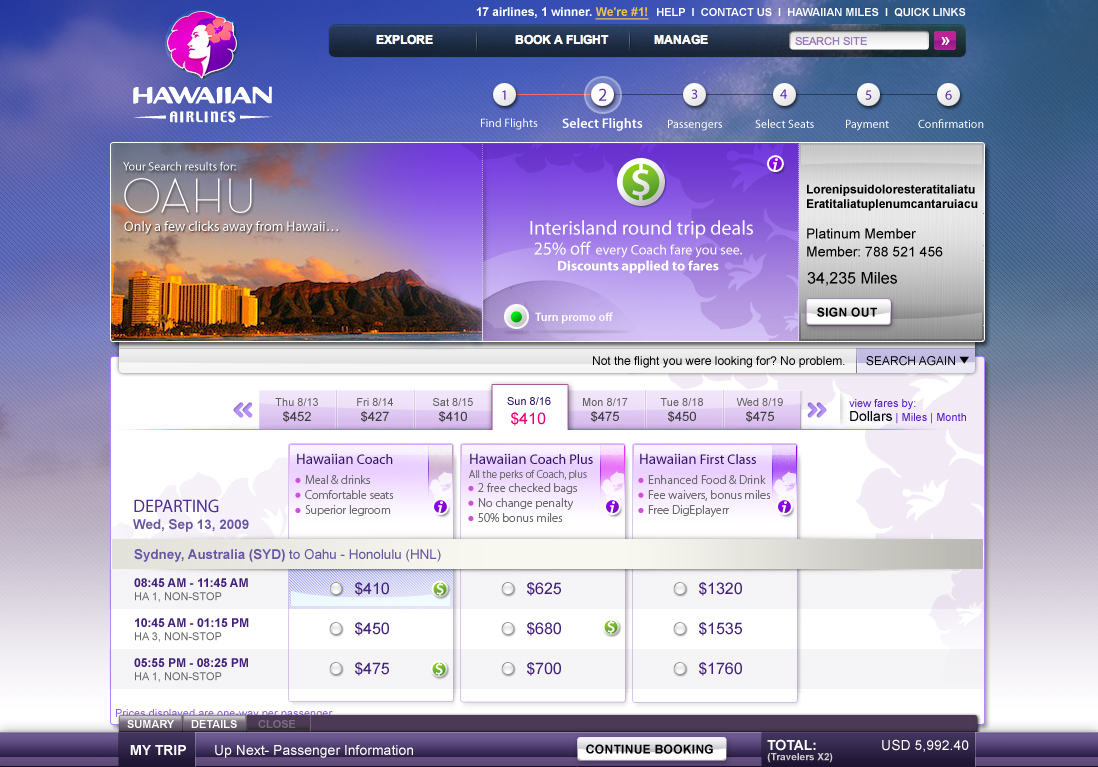 Fare Display