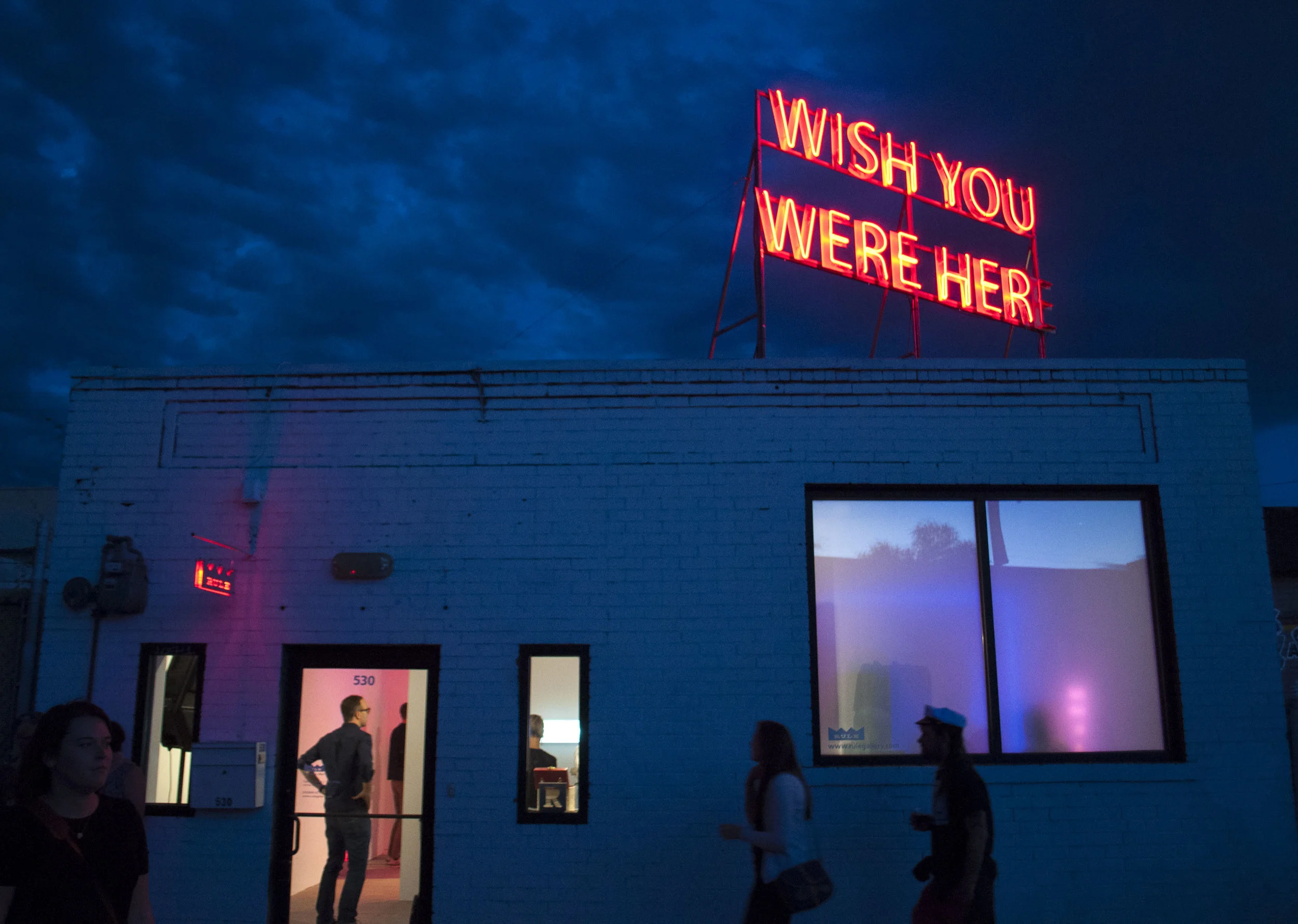 Wish You Were Here: Scott Young lights up Rule Gallery