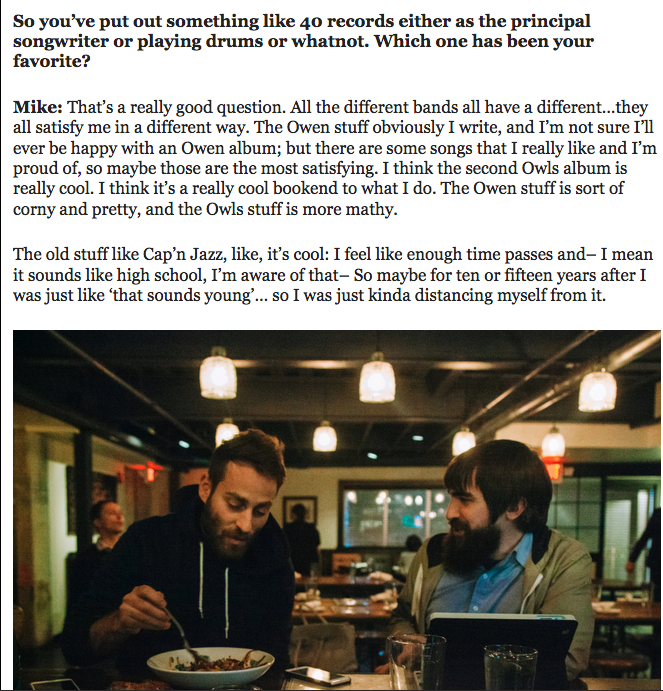 LIKEYOUSAID Mike Kinsella