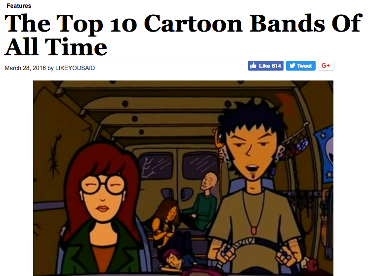 LIKEYOUSAID was a music blog on the edge, allowing me to compile my wildest thoughts about the world of music