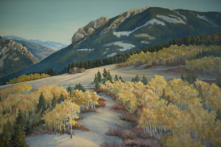 Painting done by our "neighbor" - her view of our house