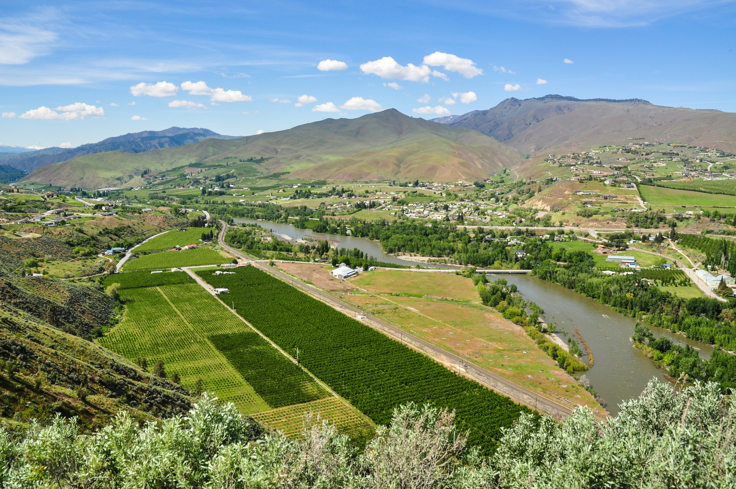 The Wenatchee River and Sage Hills