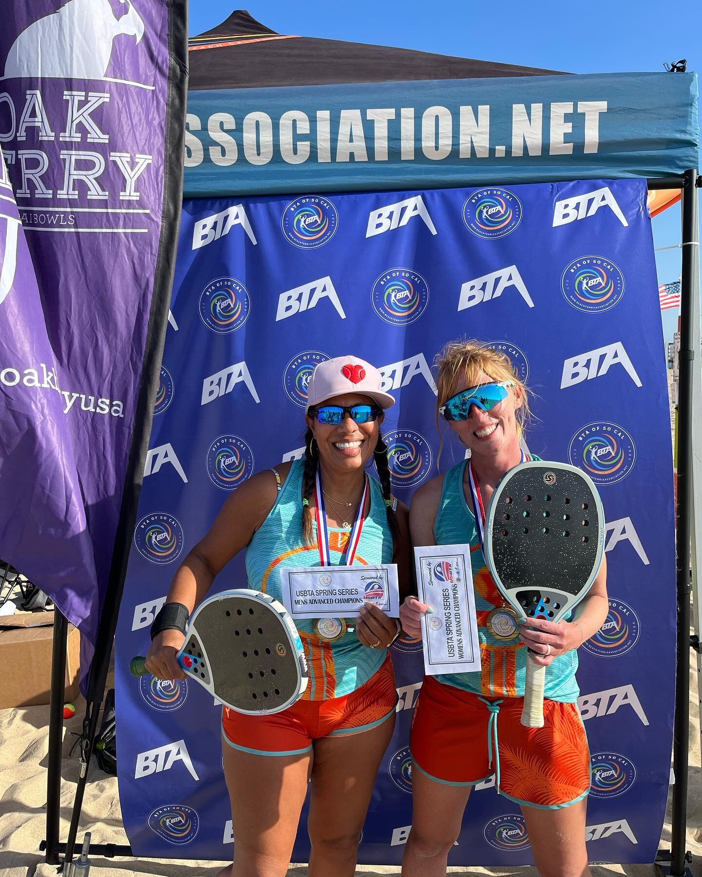 BTA/USBTA Spring Series 
April 16 
Advanced Women&rsquo;s Doubles champions!
Valeria Moore and Amanda Sauer