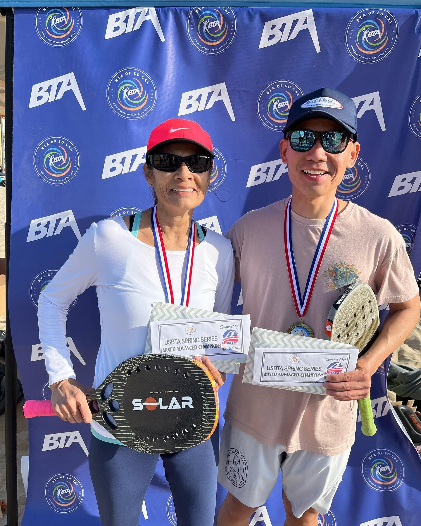 BTA/USBTA Spring Series 
April 15
Advanced Mixed Doubles Champions!
Congratulations!
Monica Rojas and Sean Shun Fung