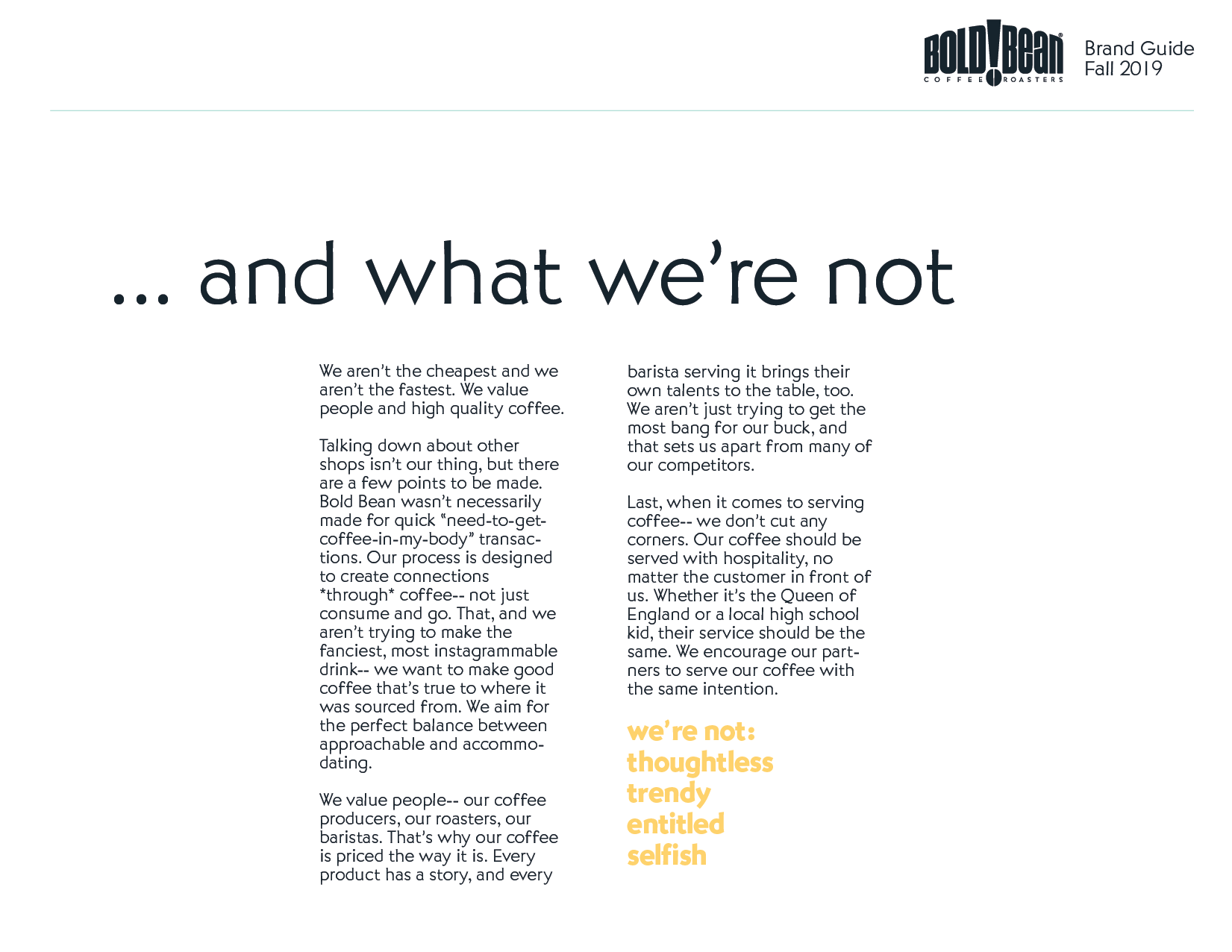 BoldBean_BrandingGuide_V2_... and What We're Not.png