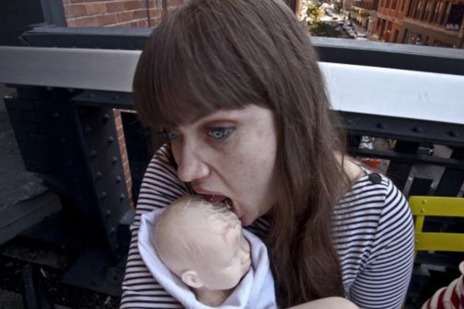 Adoring Appetite (w/Caitlin Berrigan), Art in Odd Places, 14th Street Public Performance, 2011