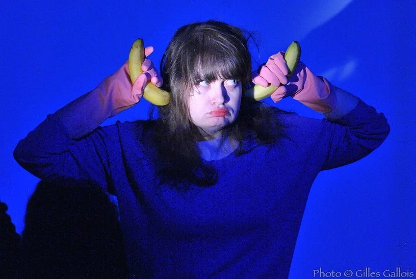 Untitled Plant Performance, Dimanche Rouge, Paris, France, 2013, Photo by Gilles Gallios