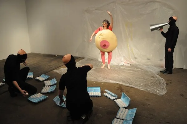 243 Eggs: 20 Years of My Period, Maximum Perception Performance Festival, English Kills Gallery, Brooklyn, NY, 2011