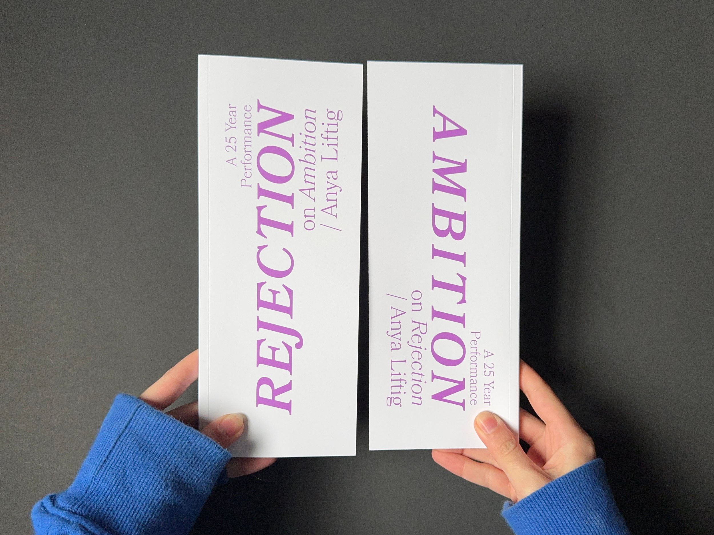 REJECTION/AMBITION: A 25 Year Performance