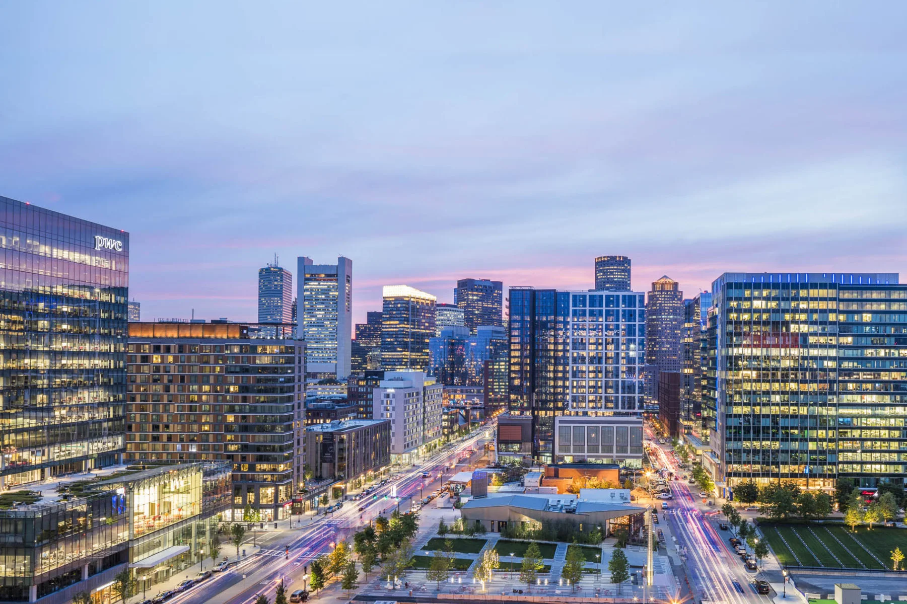 The Seaport Innovation District is now a hub of commercial activity, venture capital, tech and science companies, creative agencies, retail and new residences, with the District Hall innovation center at the heart of it.