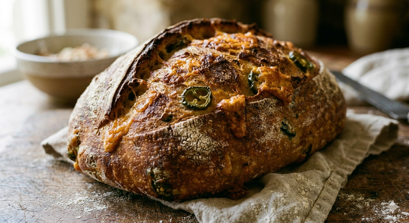 Jalapeño Cheddar Sourdough