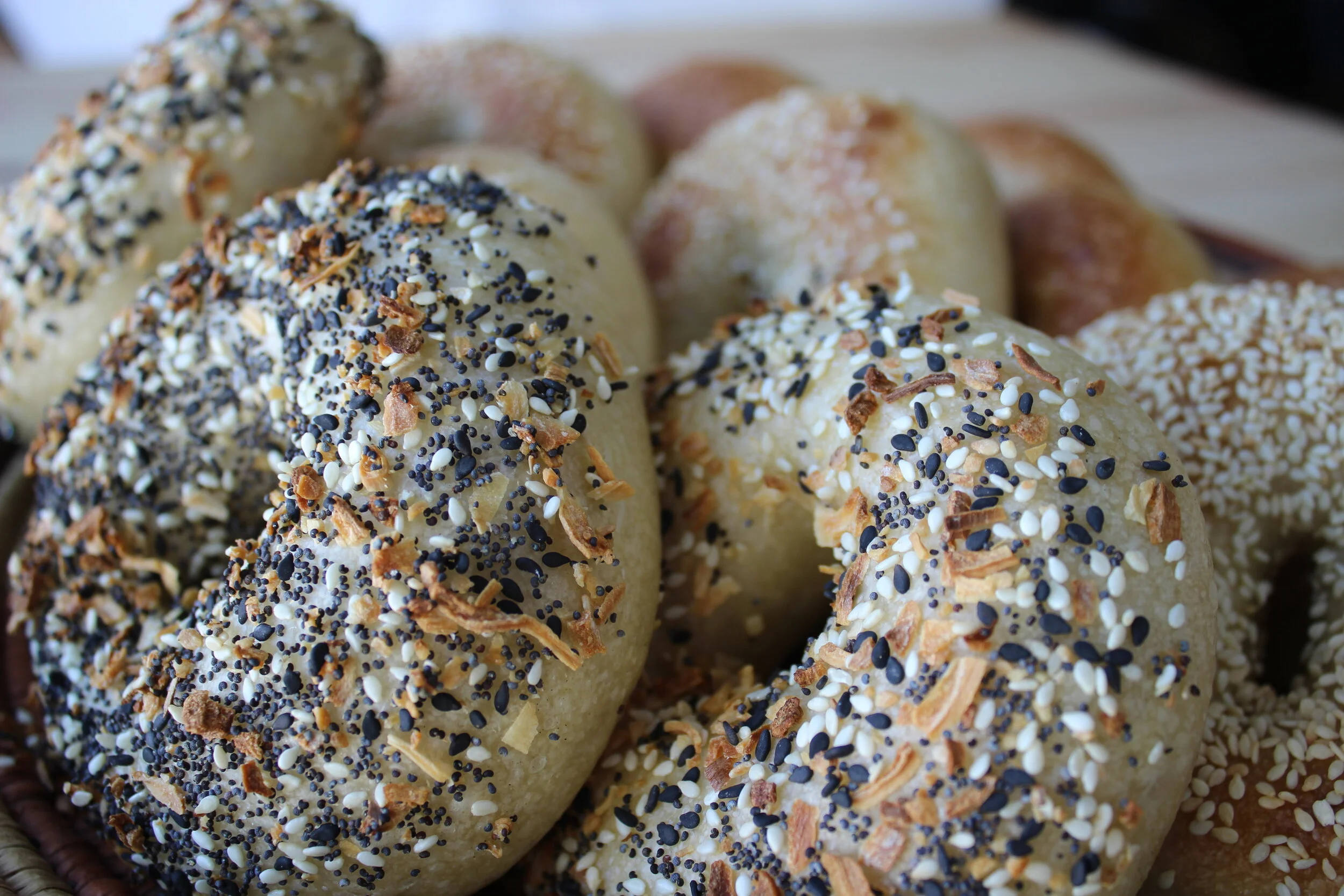 Sourdough Bagels