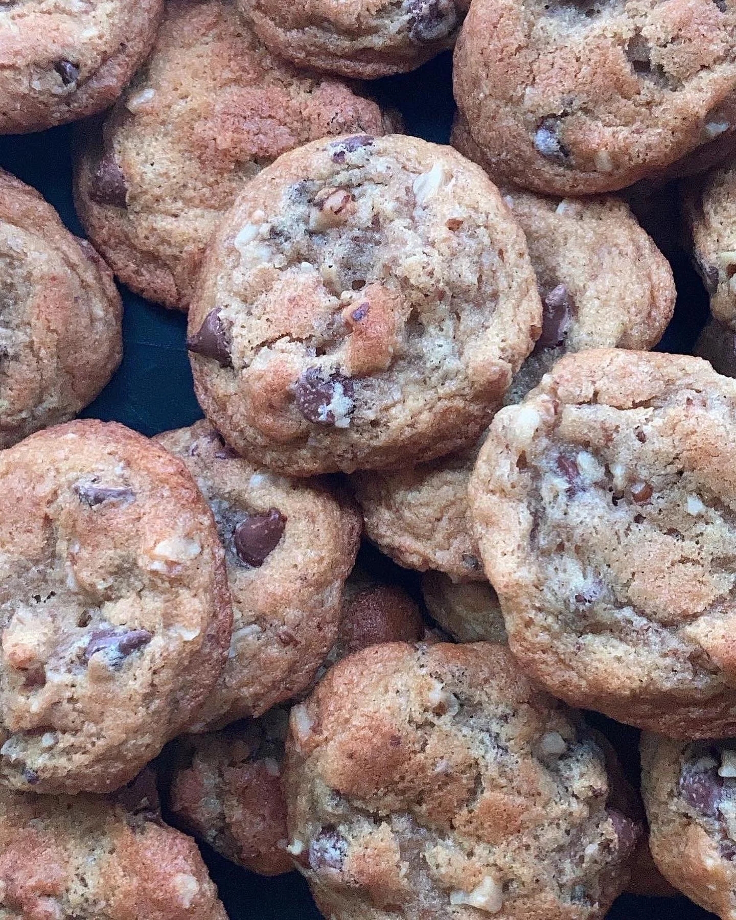 Whole Grain Sourdough Chocolate Chip Cookies