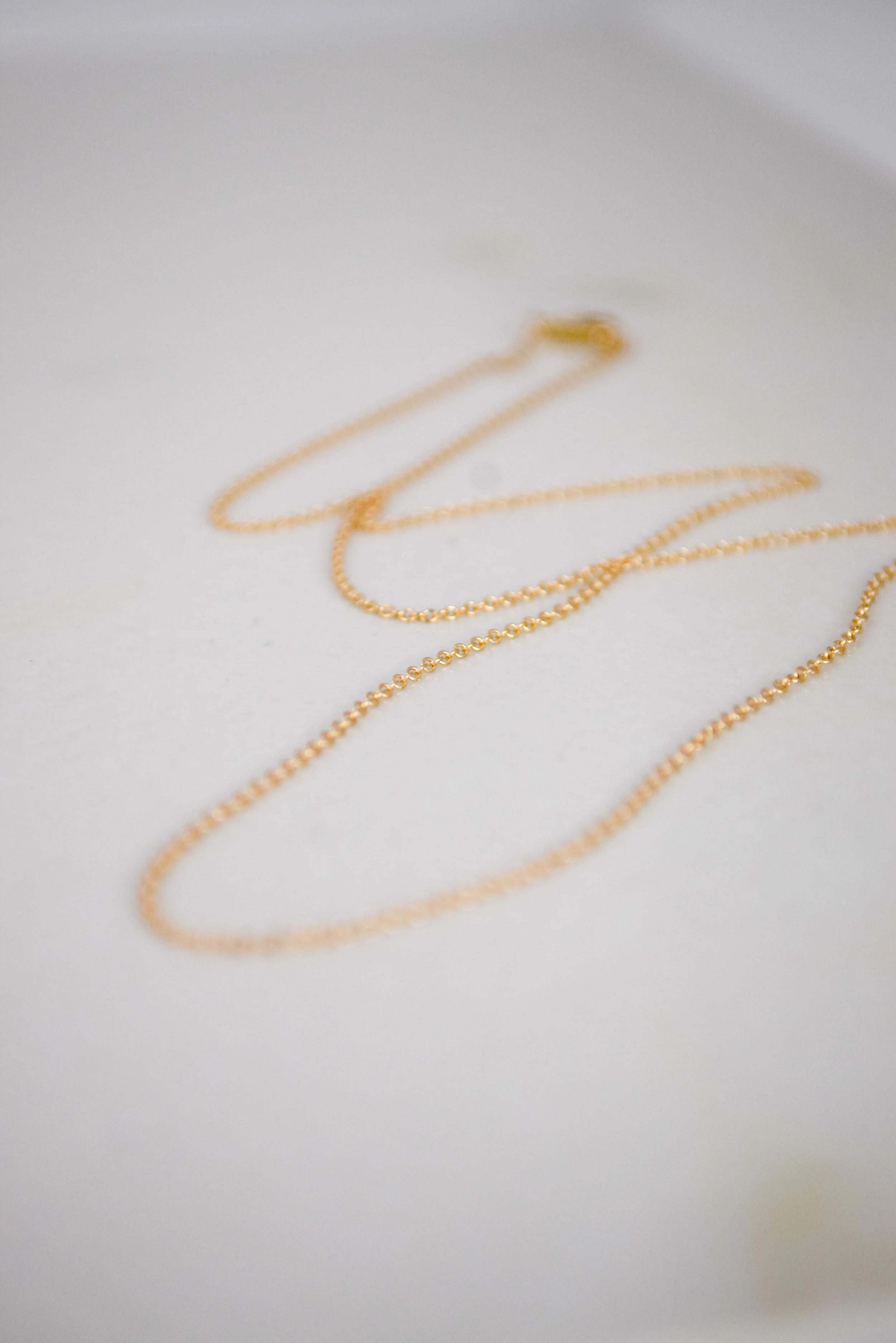 14K Gold Cable Chain