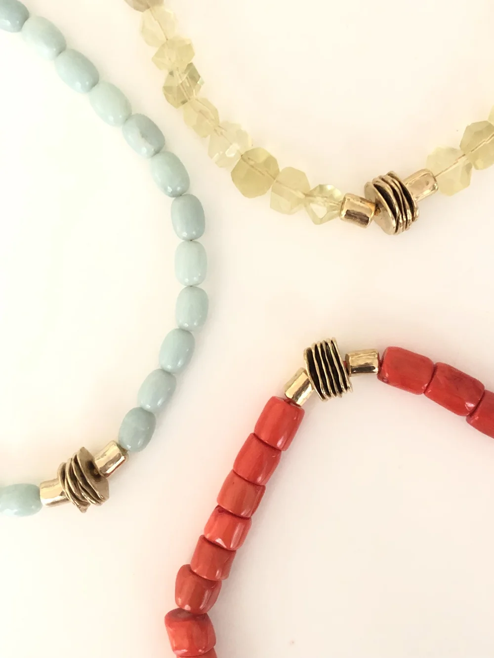 COLLANA - AMAZONITE/YBR — Aglaia Jewelry