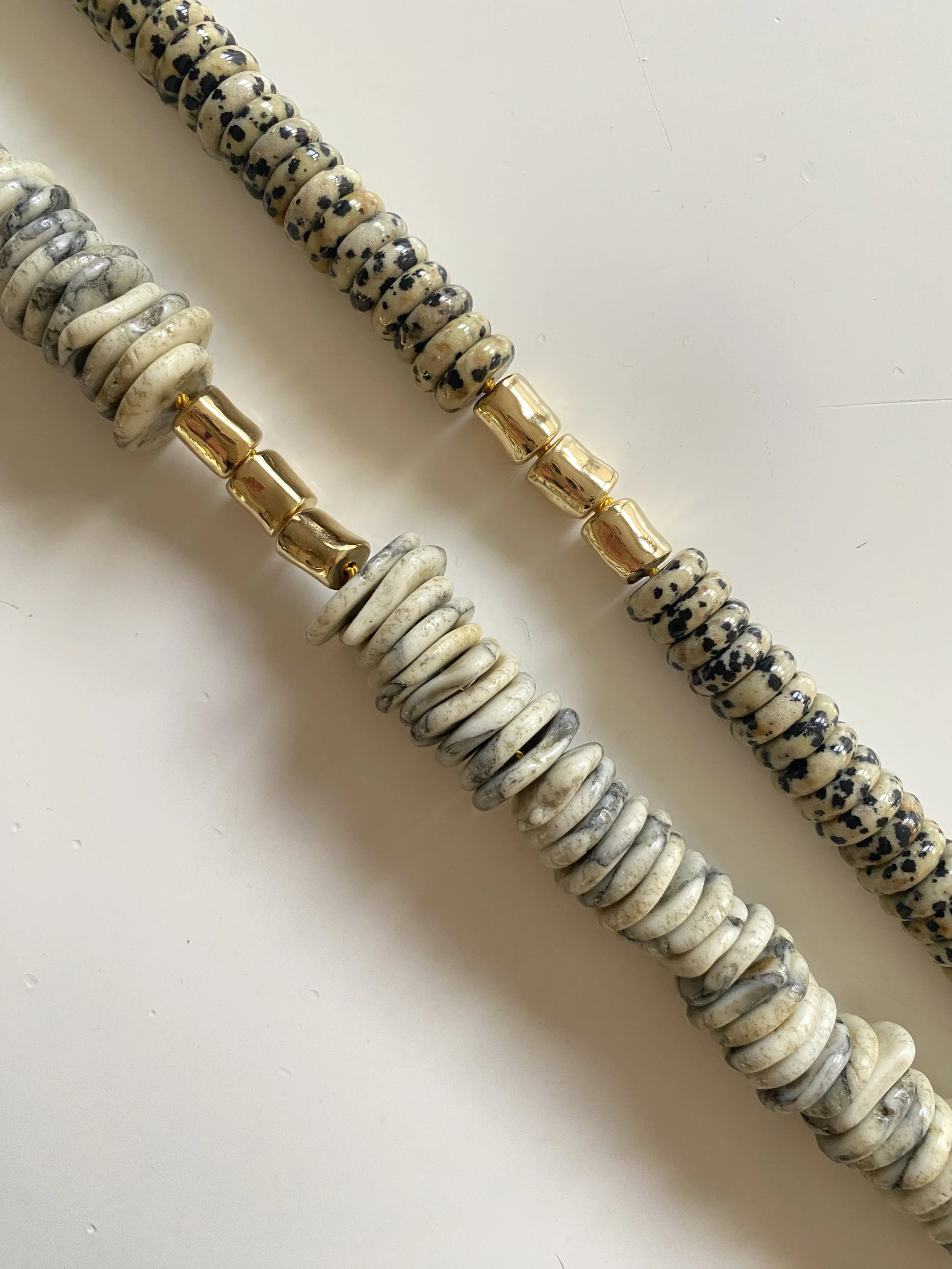 AglaiaJewelry_Collana_IvoryMagnesite_DalmatianJasper.JPG