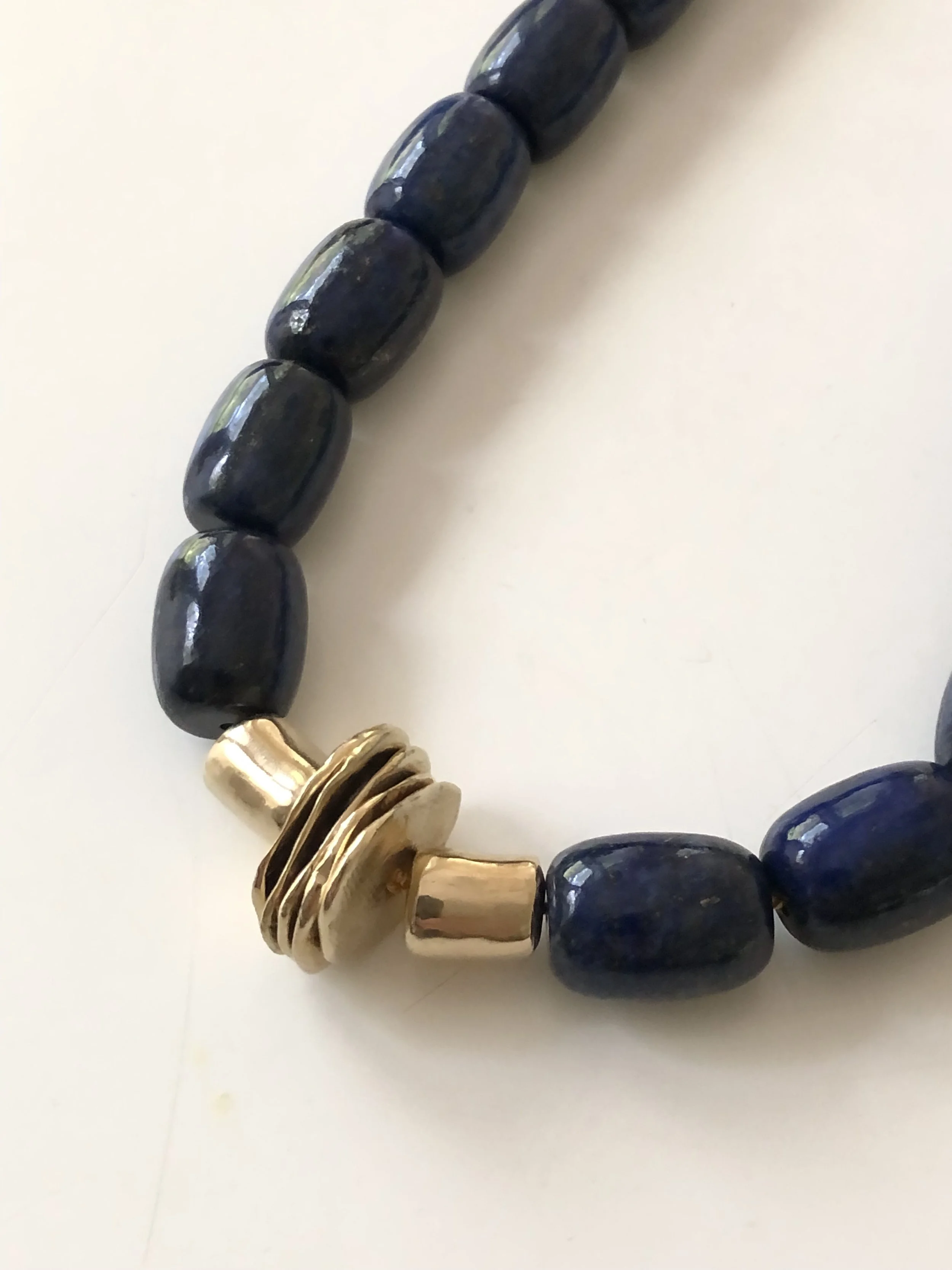 COLLANA - LAPIS LAZULI+YBR