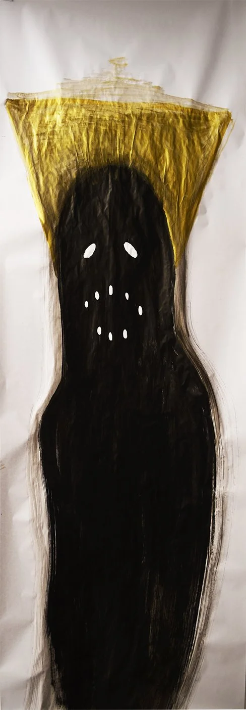 Hypnopomp (irregular)

 

 36 x ~120 in    Mixed Media on Paper 