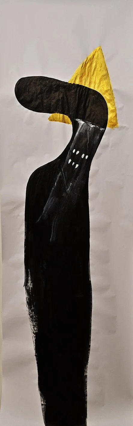 Hypnopomp (performative weeping)

 

 36 x ~120 in    Mixed Media on Paper 