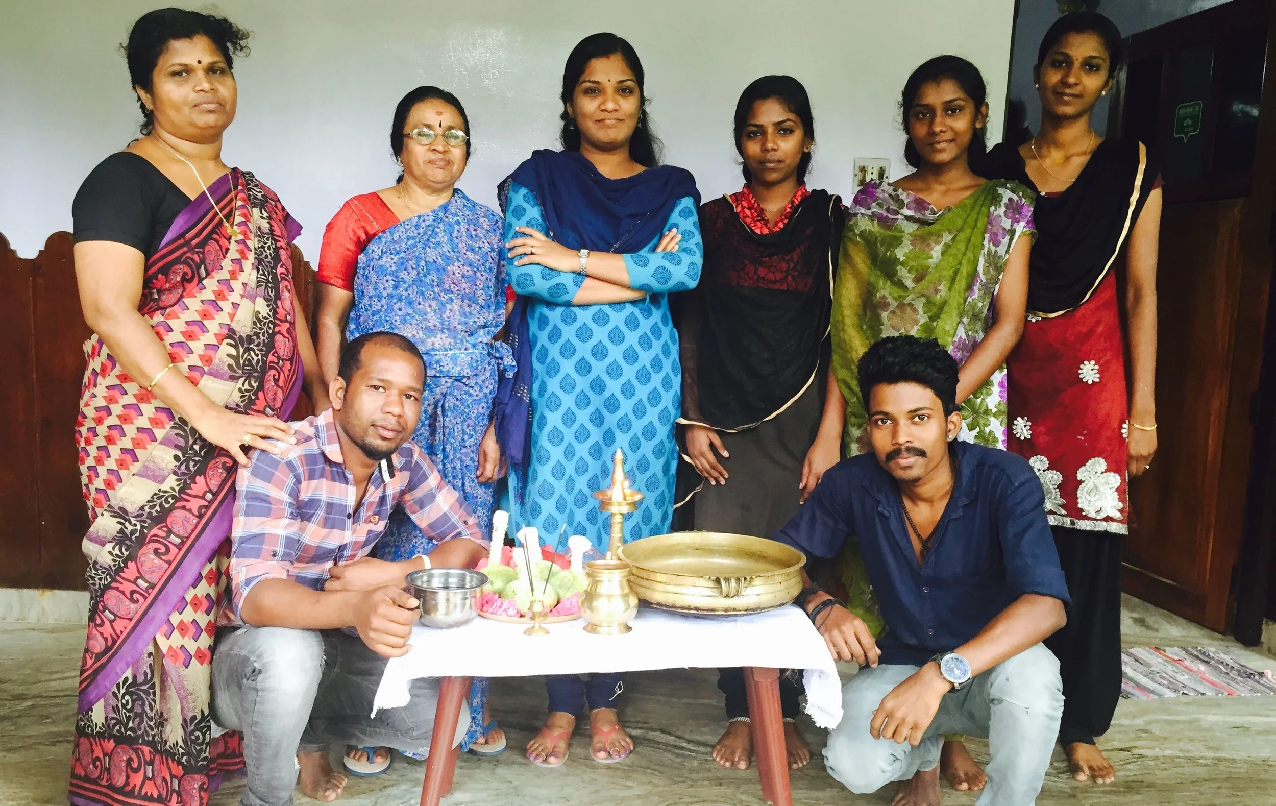 my wonderful dedicated care team with Dr Priya in the centre and her therapists