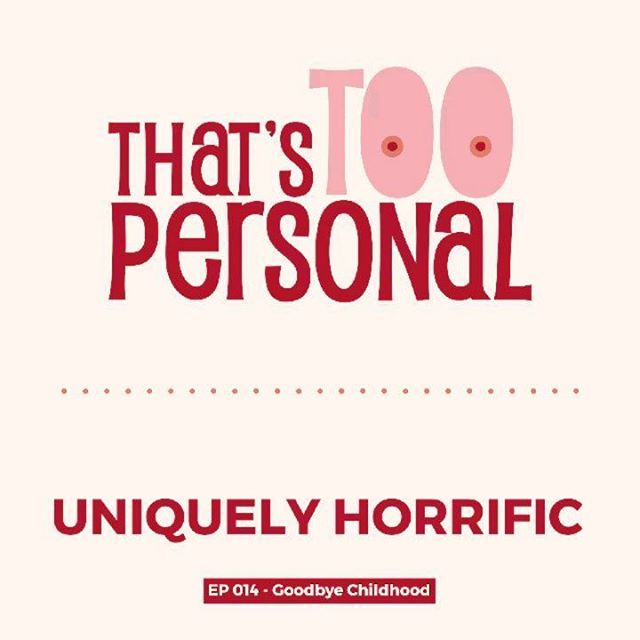 At what moment did you lose your childhood?

Listen to Episode 14 of That's Too Personal to  hear about imaginary friends, transitioning to adulthood, and much more.