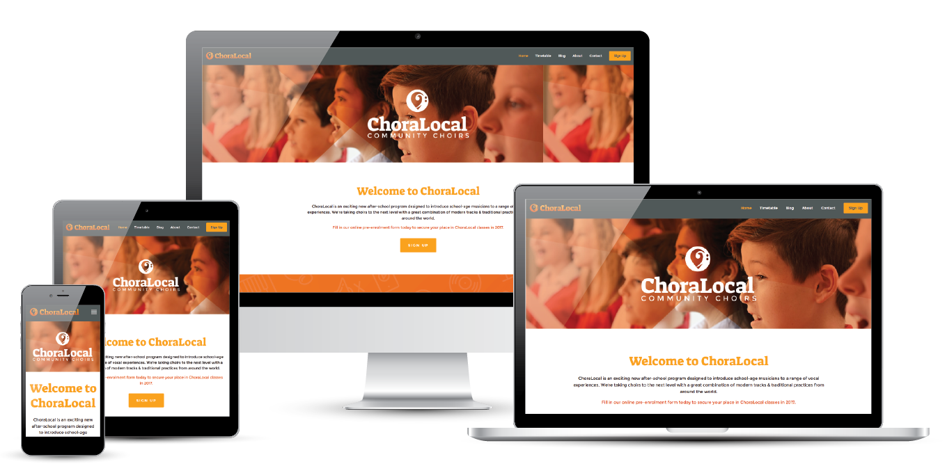 Brand & Website Design - ChoraLocal