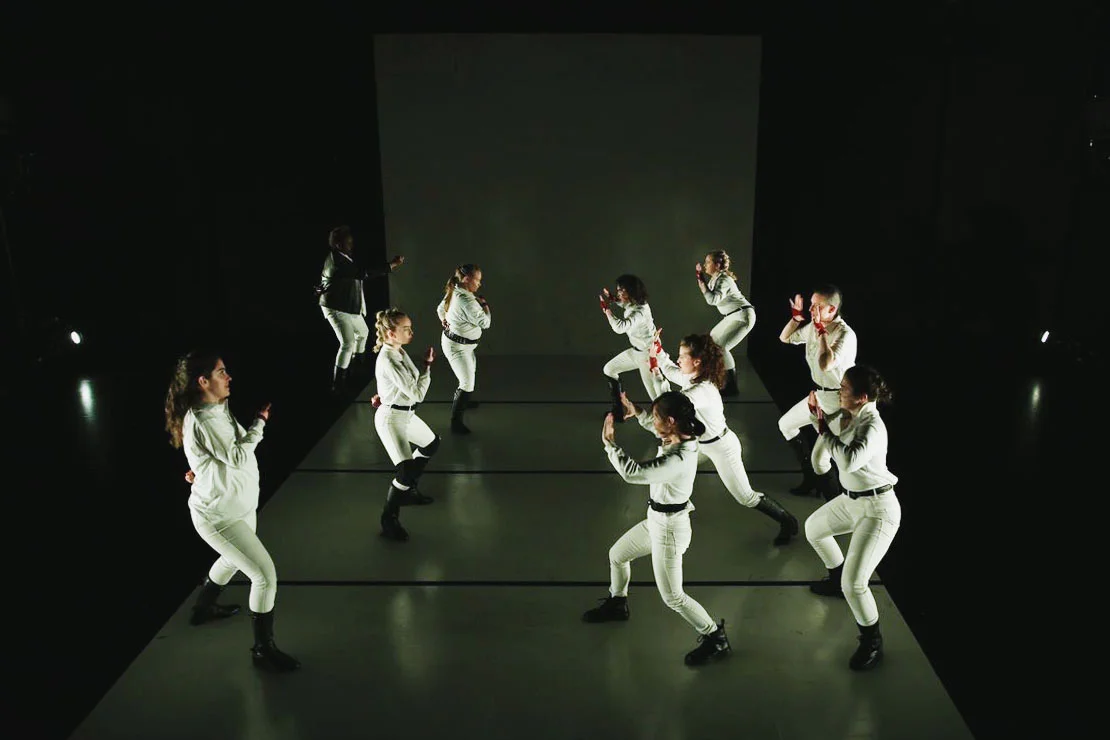 The Ensemble of Richard III. Photo by Rob Strong.
