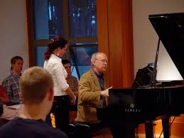 Hans Boepple, Steinway Artist and the Professor of the Santa Clara University Music Department, conducted a workshop at the AAM.