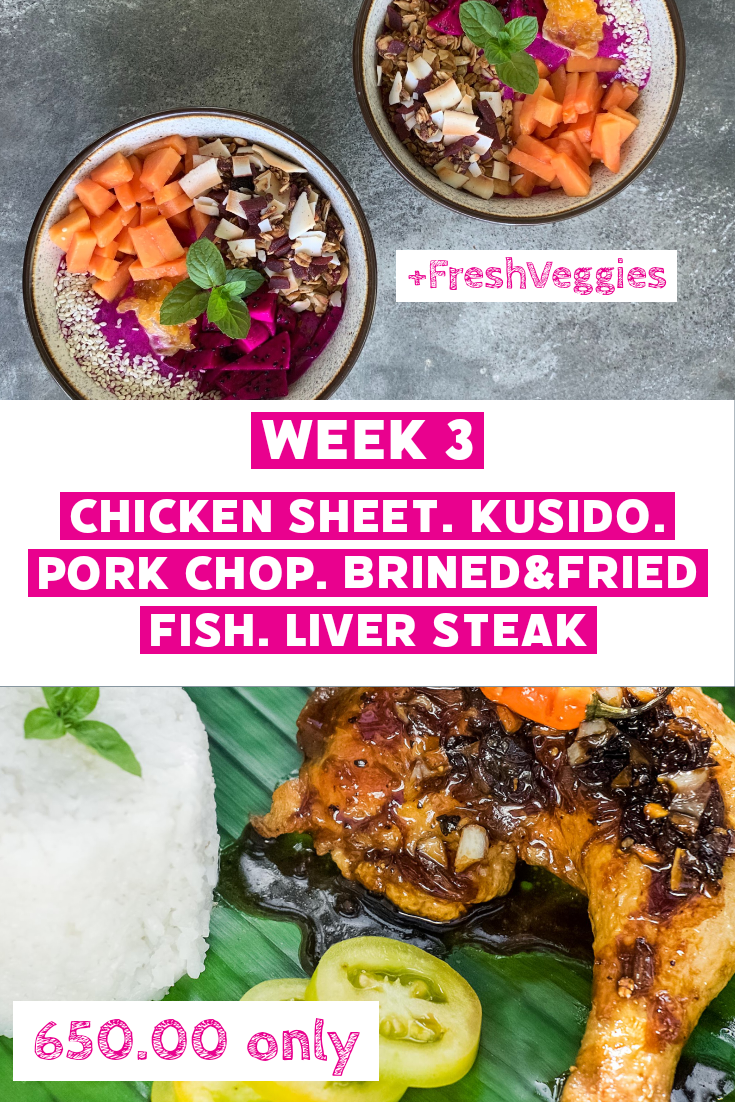WEEK 3 Meal Plan