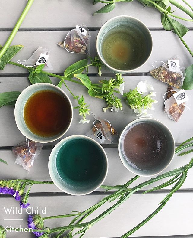 Time for a tea-break 🍵 We&rsquo;re wild about these kid-friendly teas from @small_and_wild_company Just look at those beautiful colours! 🌈 Little ones love to watch the water change as the teas brew 👀 Run by two fab females, Kate &amp; Becky - Sma