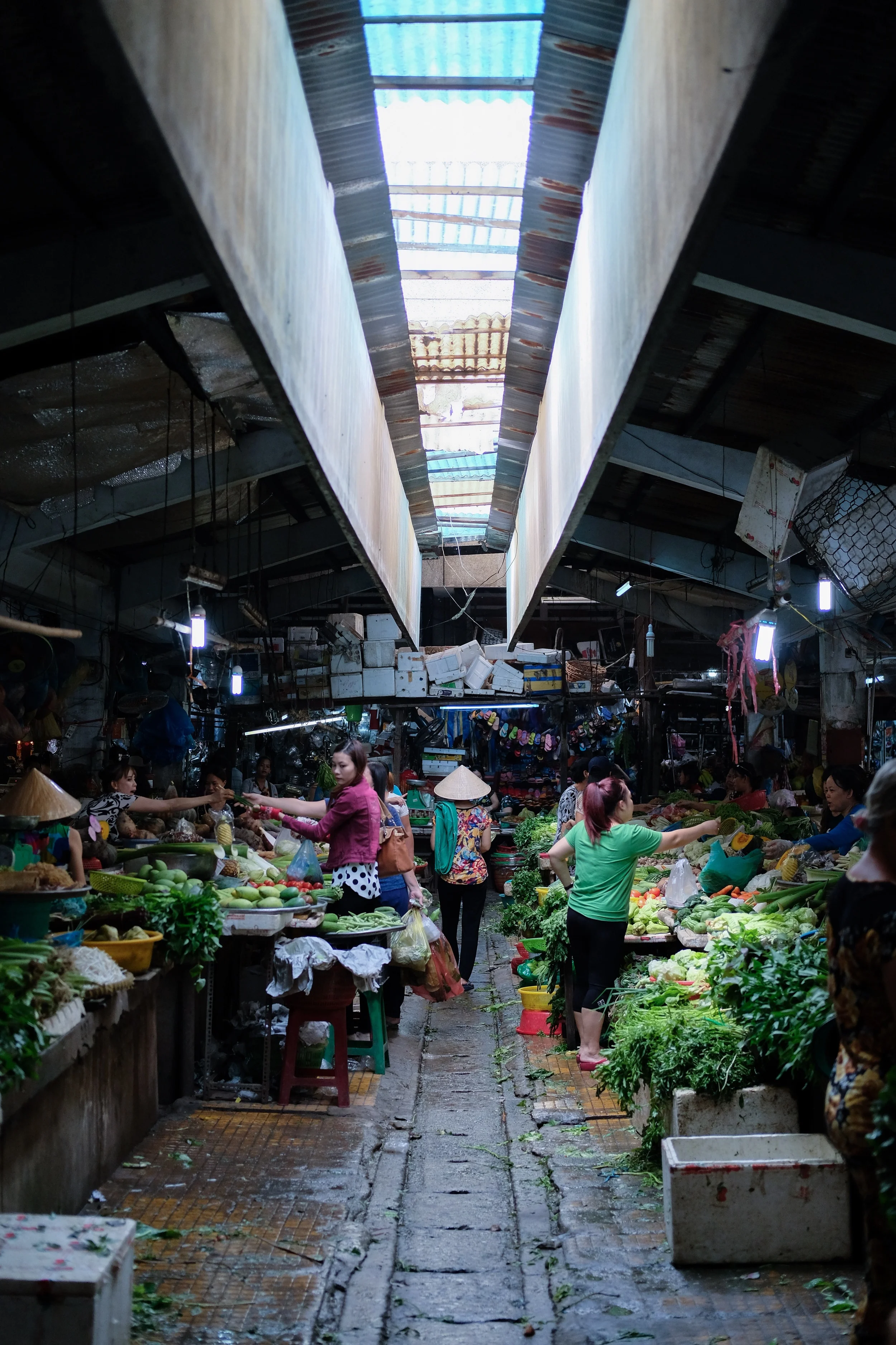 The Binh Tay Market hall.