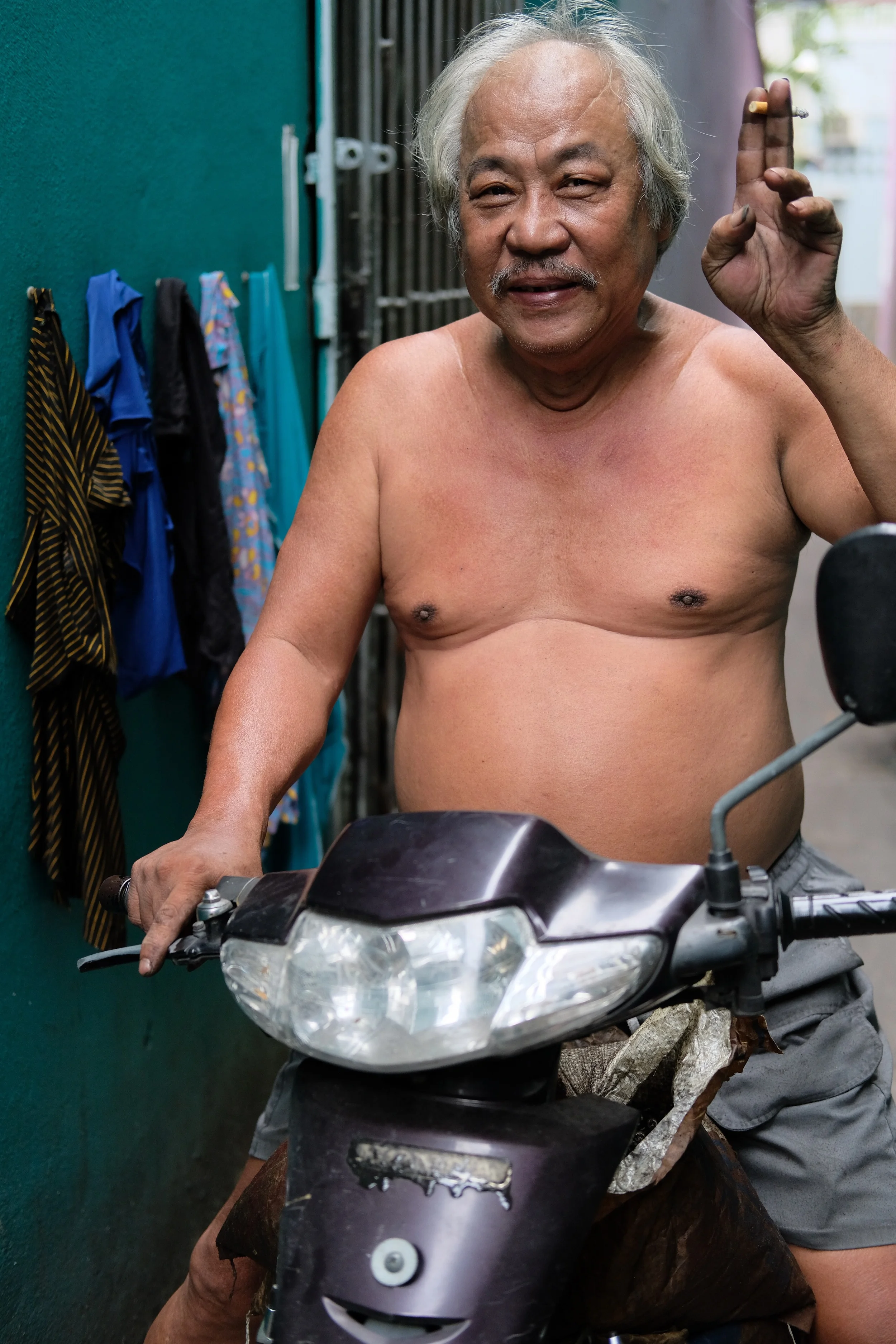 If there's room to walk, there's room to drive a scooter.