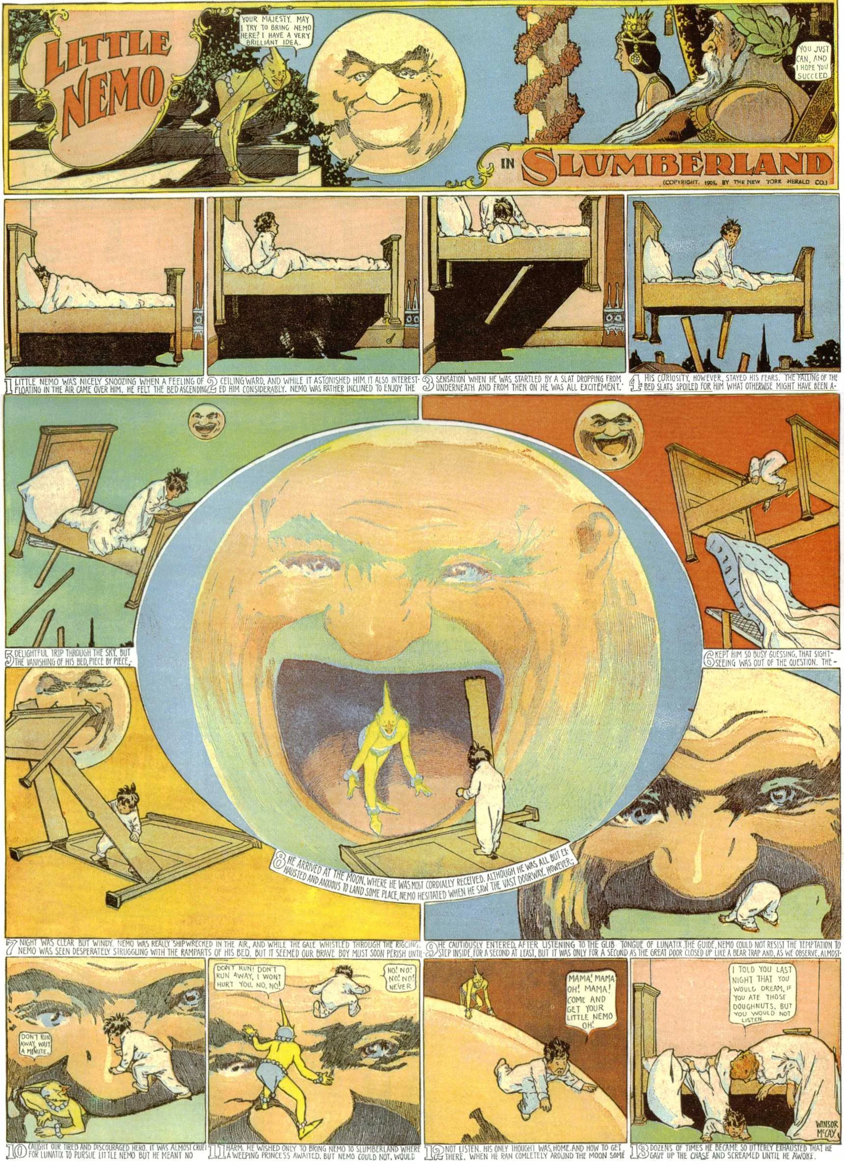   Little Nemo in Slumberland,  The New York Herald , December 3, 1905  