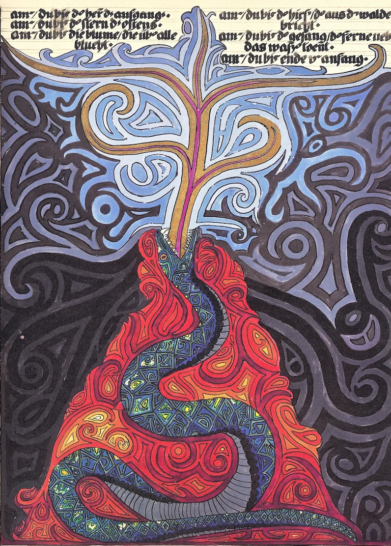 One of Jung's paintings from The Red Book.