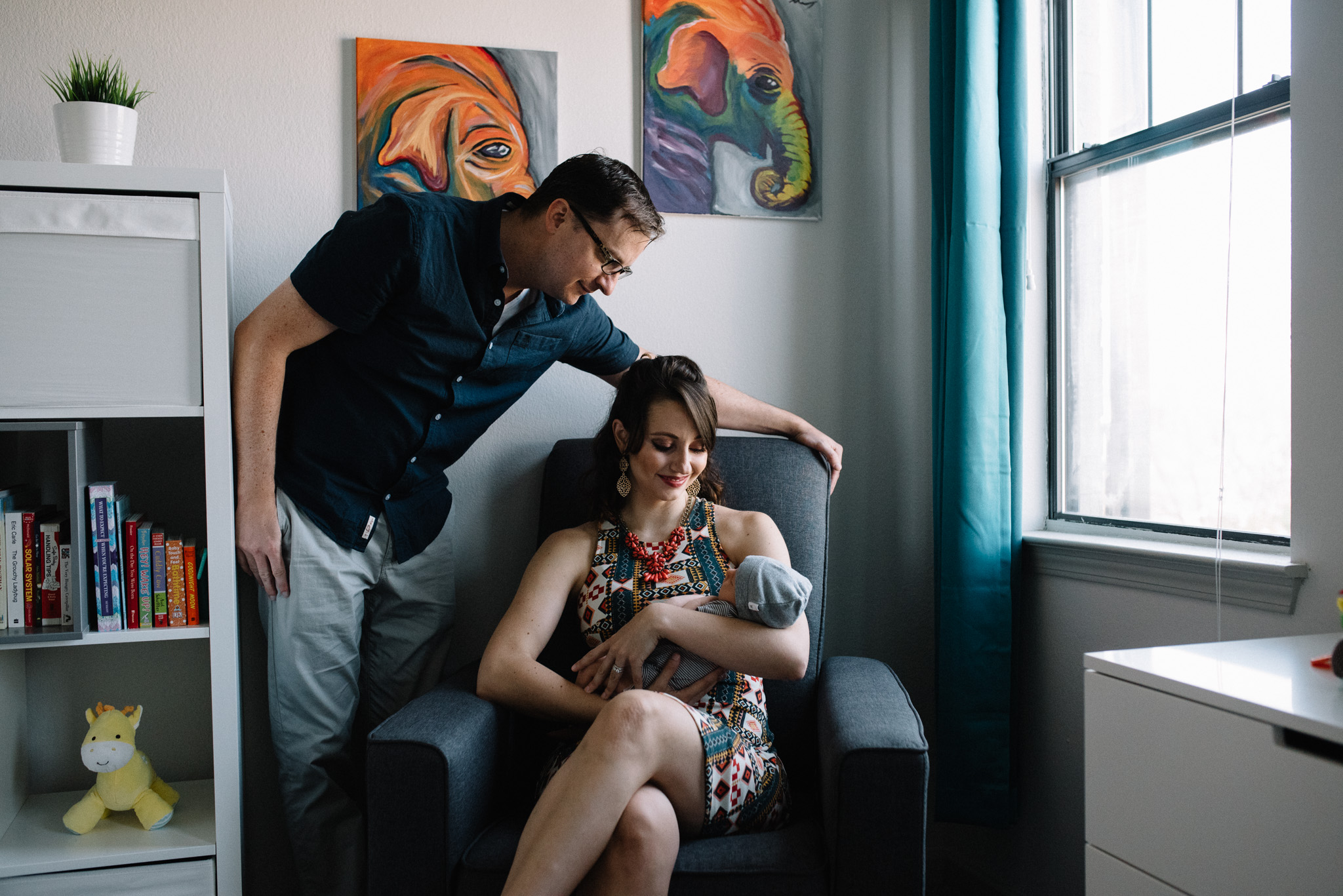 Lifestyle Photographer Columbus Ohio | In-home Newborn Session