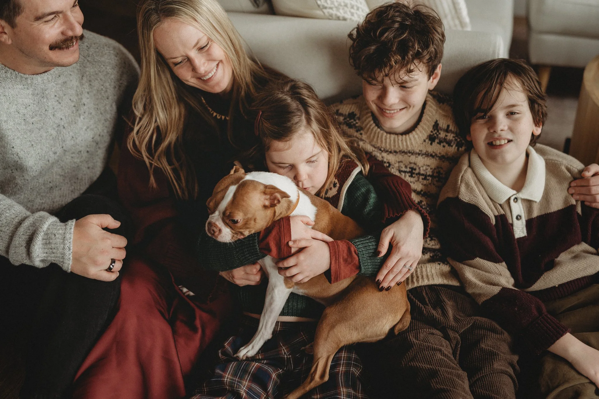 Cozy Moments During Documentary Family Photography
