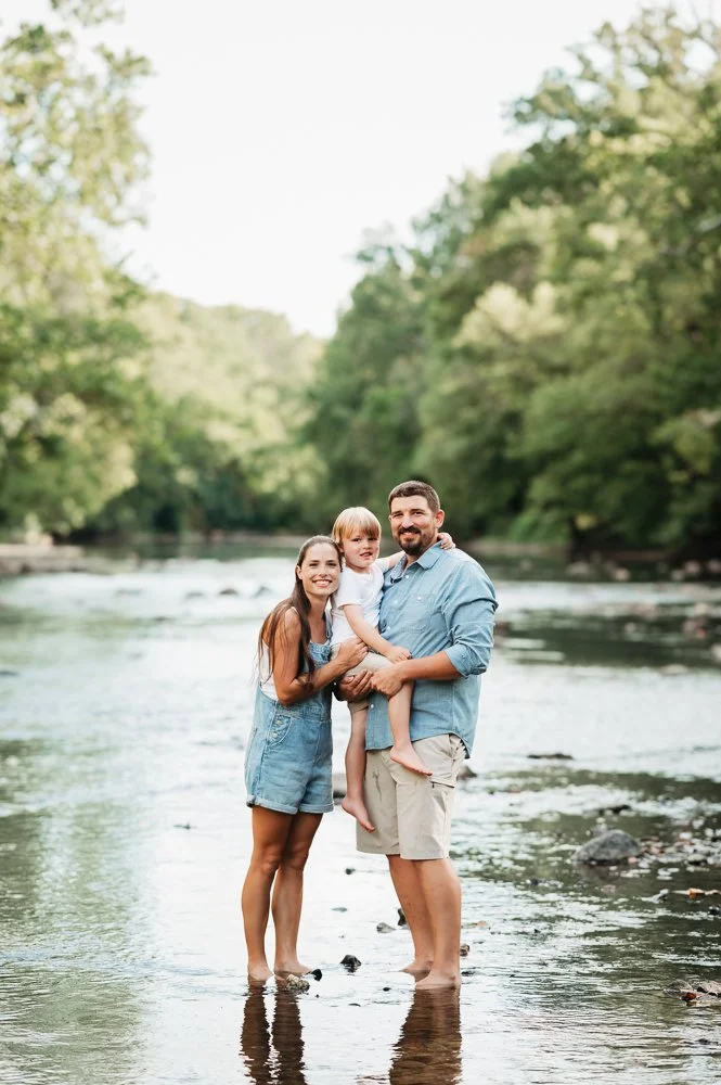 Columbus Ohio Family Photography | Creek Mini Session