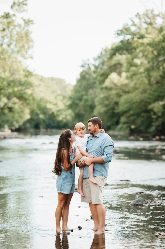 Columbus Ohio Family Photography | Creek Mini Session
