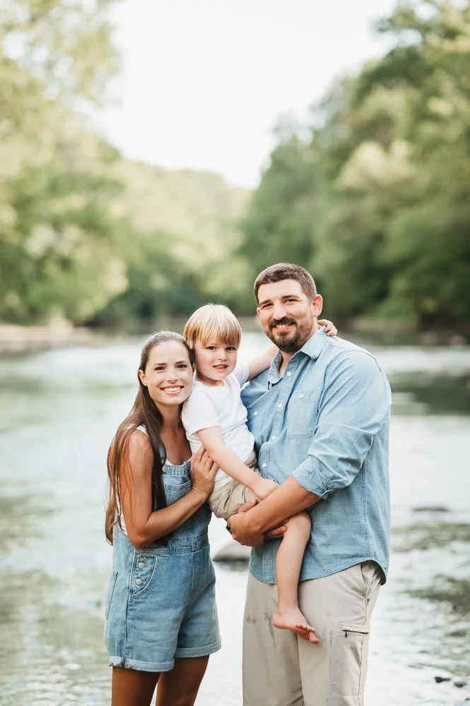 Columbus Ohio Family Photography | Creek Mini Session