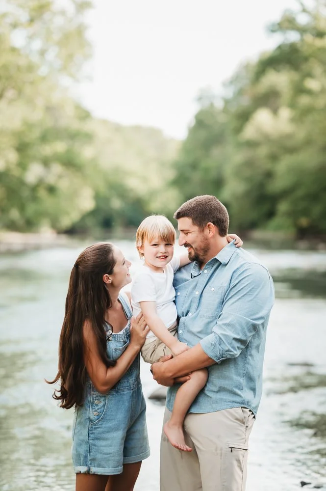 Columbus Ohio Family Photography | Creek Mini Session