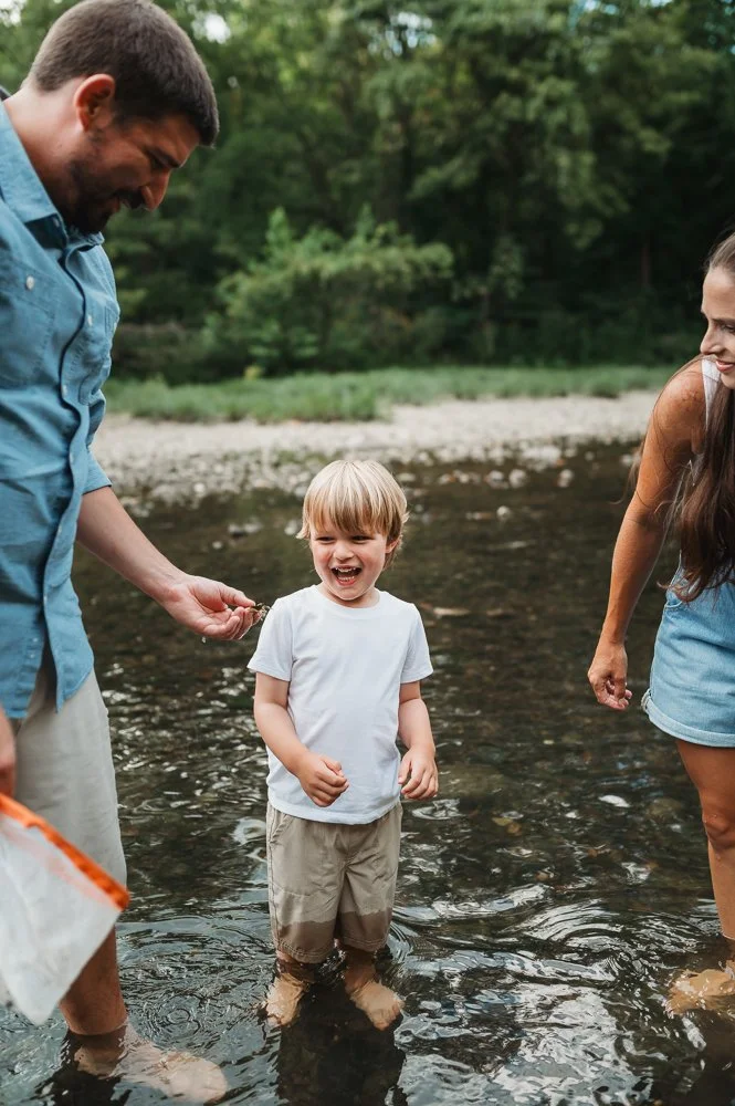 Natural Family Photography in Columbus Ohio | Creek Minis